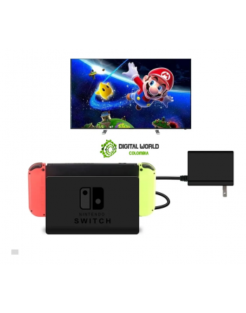 Ac Adapter De Nintendo Switch/lite Cargador Conectar Al Dock