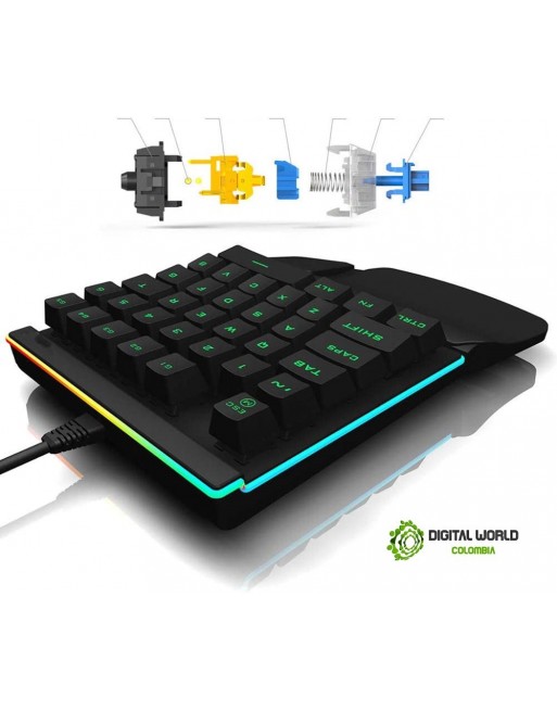 Teclado Gamer 1 mano