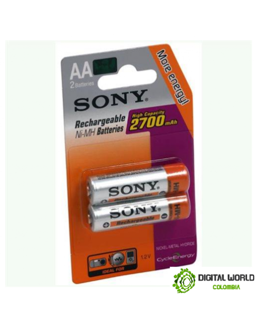 Cargador De Pilas Sony AA y AAA + 4 Pilas AA Recargables de