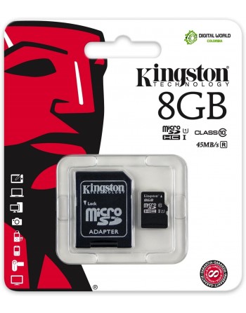 Micro SD Kingston 8 GB...