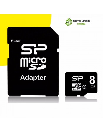 Micro SD SP 8GB Clase 4