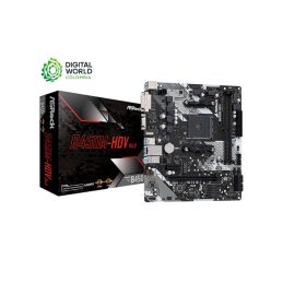 B ASROCK B450M HDV AM4 DDR4...