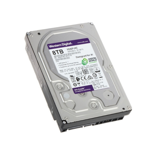 Disco Duro 8TB para DVR Western Digital Purple 3.5" SATA 3 6G WD84PURZ - Image 2