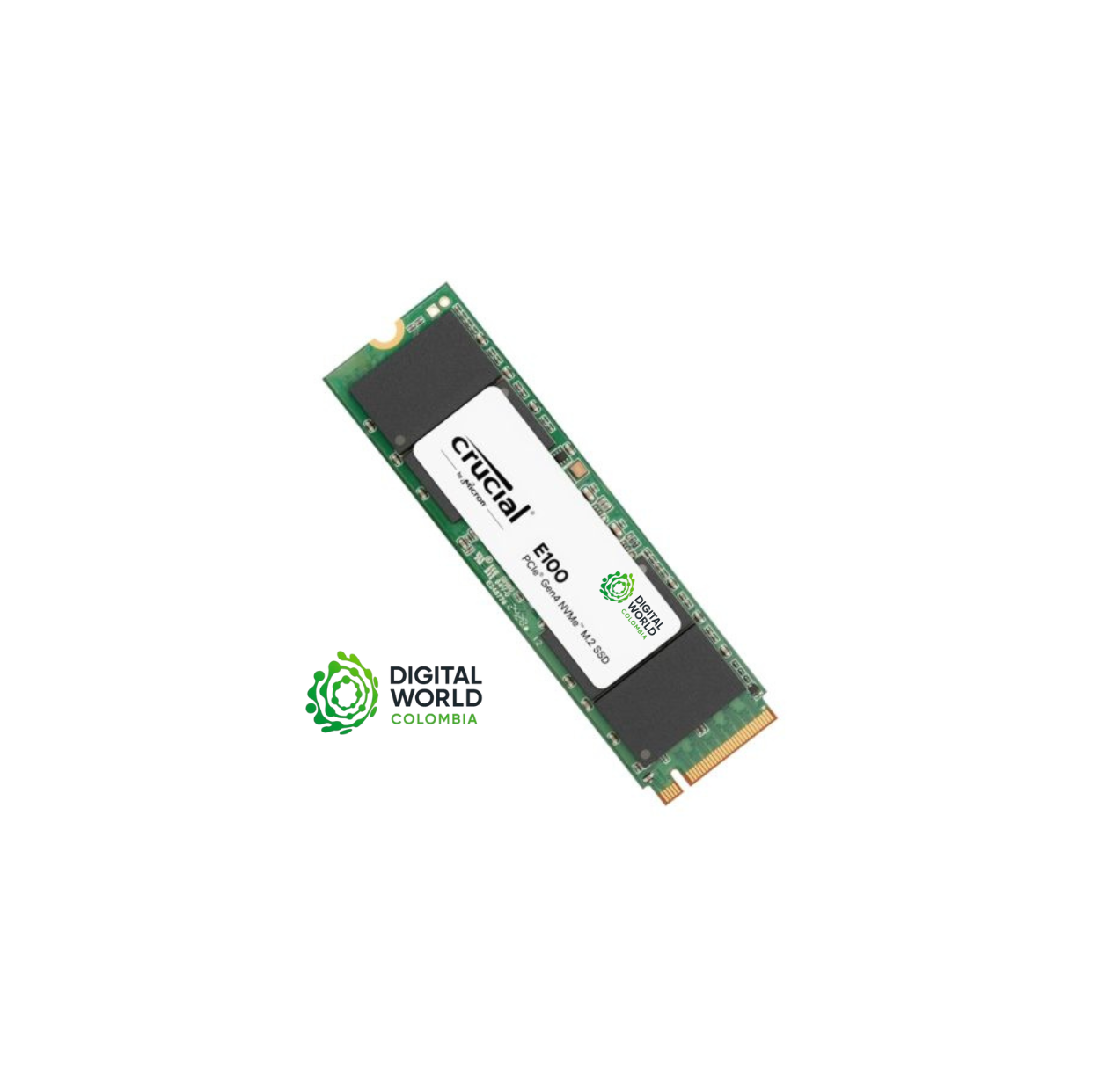 Disco Sólido Crucial E100 480GB NVMe PCIe 4.0 M.2 SSD CT480E100SSD8C - Image 2