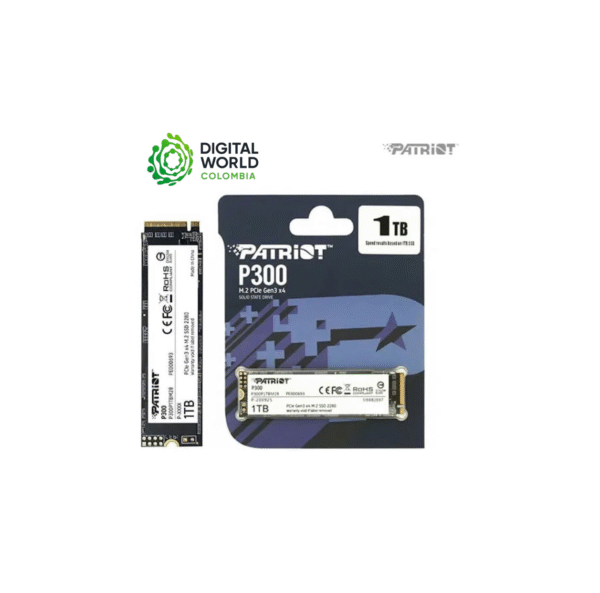 Disco Solido M.2 1TB Patriot P300 M.2 Nvme Pcie G3X4 P300P1TBM28