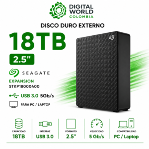 Disco Duro Externo Seagate Expansion 18TB - USB 3.0 STKP18000400