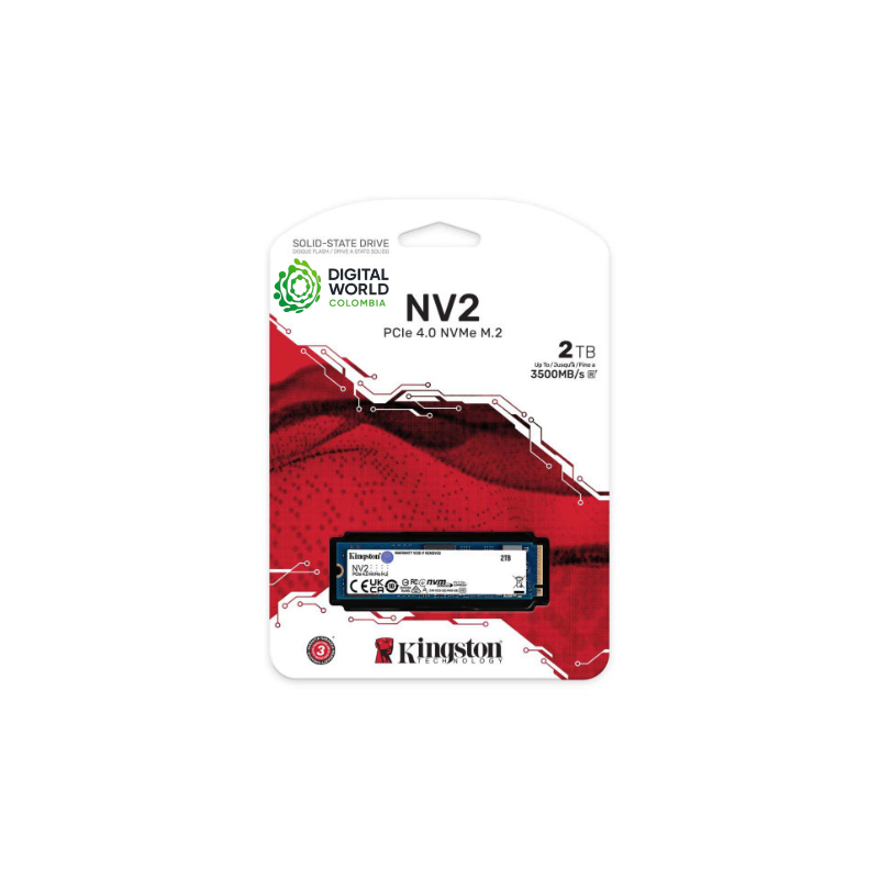 Disco Solido M.2 2TB Kingston 4x4 Nvme SNV2S/2000G
