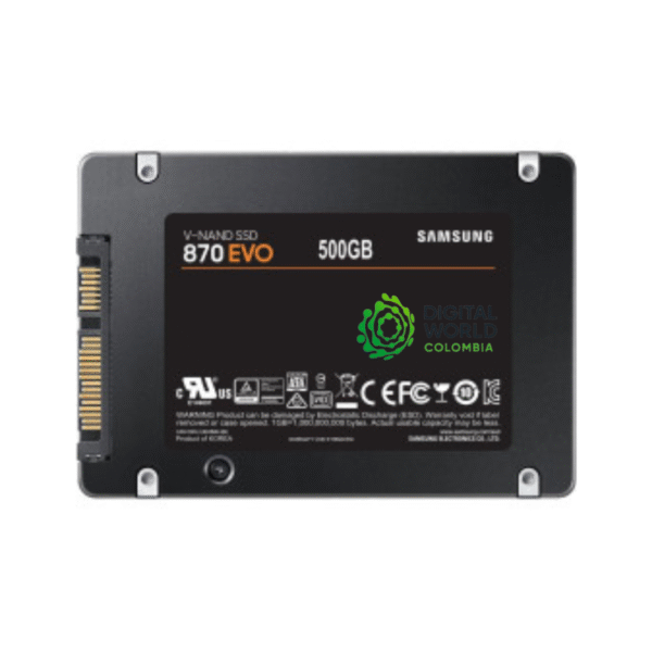Unidad de estado sólido (SSD) interna SATA III V-NAND de 2,5" y 500 GB de la serie 870 EVO de SAMSUNG MZ-77E500B/AM - Image 2