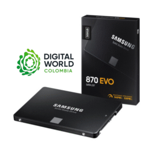 Unidad de estado sólido (SSD) interna SATA III V-NAND de 2,5" y 500 GB de la serie 870 EVO de SAMSUNG MZ-77E500B/AM