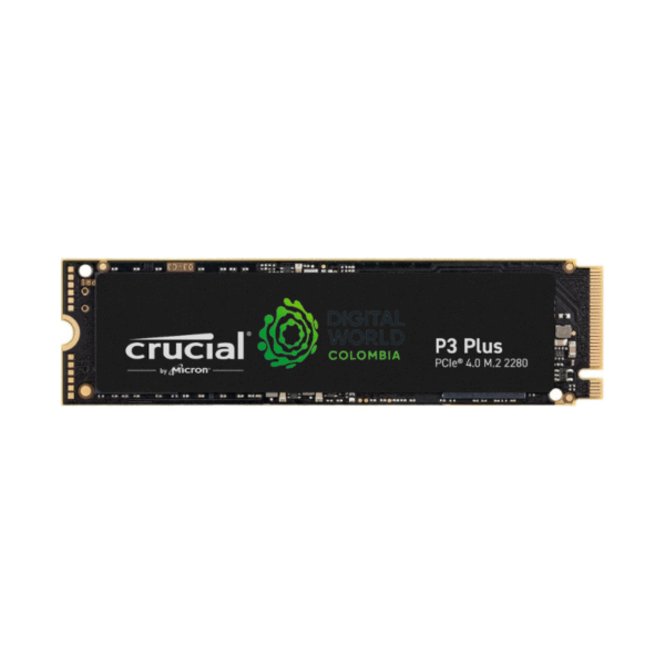 Unidad de estado sólido Crucial P3 Plus de 1 TB PCIe 4.0 3D NAND NVMe M.2, hasta 5000 MB/s - CT1000P3PSSD8