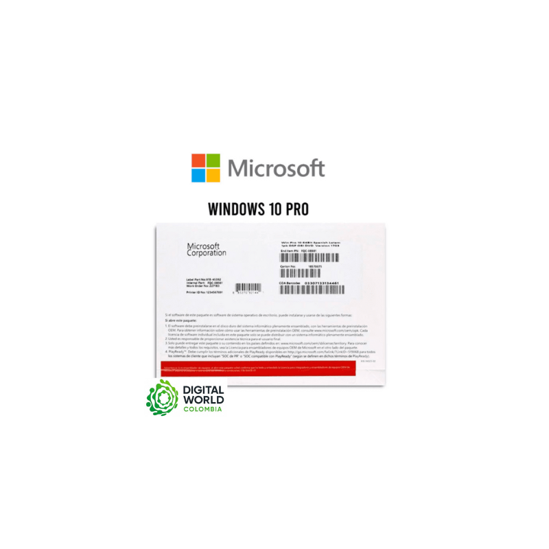 Licencia Windows 10 Profesional