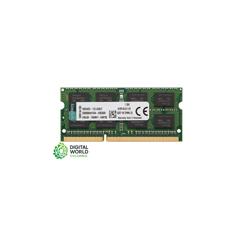 Memoria RAM DDR3L Kingston 8Gb 1600MHz para Portatil KVR16LS11/8 - Image 3
