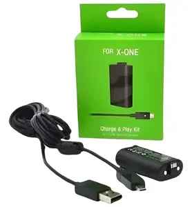 CARGA Y JUEGA XBOX ONE INALAMBRICO DOBLE ORIGINAL