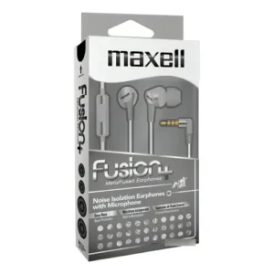 Maxell Fusion+ Earphones In‑ear Gris