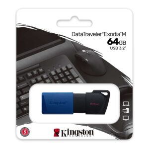 MEMORIA USB KINGSTON DATATRAVELER 3.2 DTX EXODIA M - 64GB