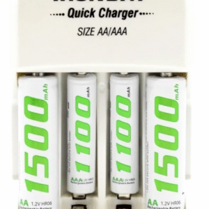 CARGADOR IRONBAT 4 PILAS AAA/AA