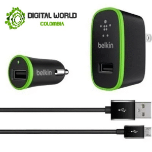 CARGADOR BELKIN DE PARED CON CABLE V8