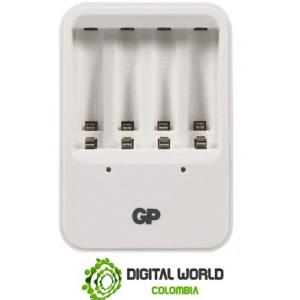 CARGADOR 4 PILAS USB GP
