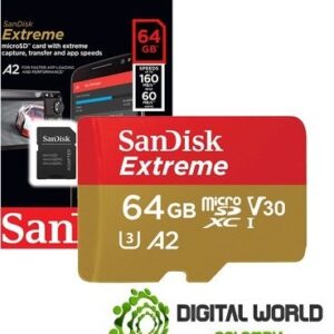 Micro SD Sandisk EXTREME  64GB -160Mb/S A2