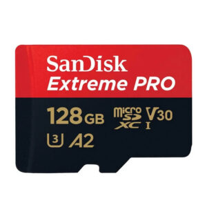 Memoria Micro SD SANDISK 128GB 4K + Adaptador XC Extreme Pro UHS-I Class 10