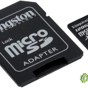 Micro SD Kingston 128GB-80MB/s- Clase 10
