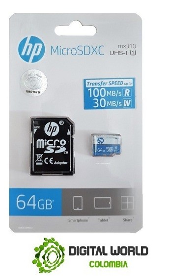 Micro SD HP 64 GB
