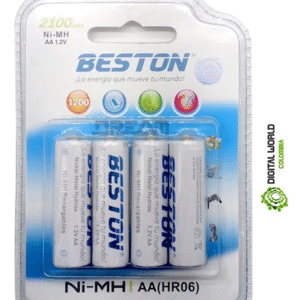 Pilas AA Recargables Beston x4