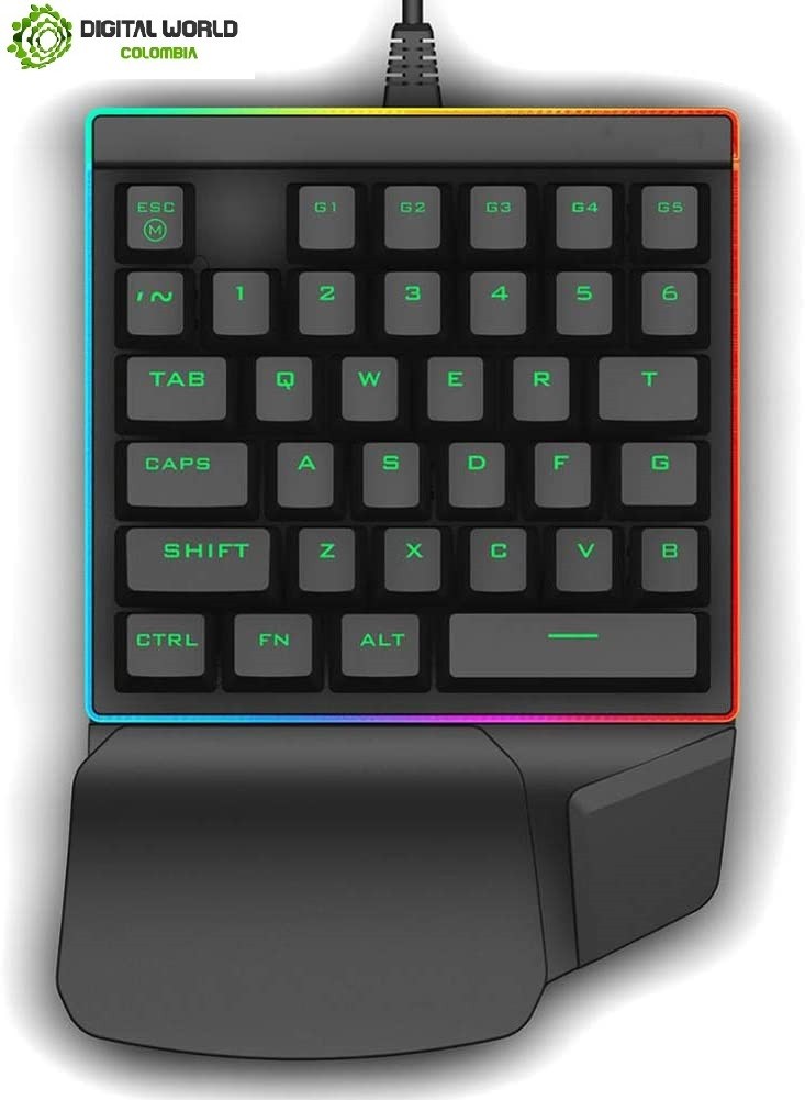 Teclado Gamer 1 mano K7