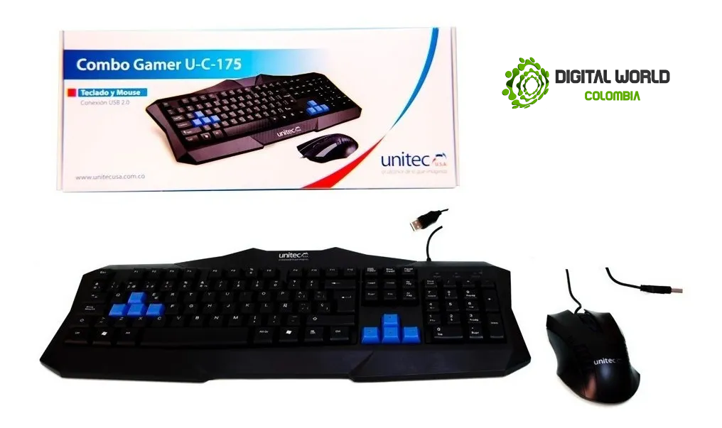 Combo teclado gamer unitec