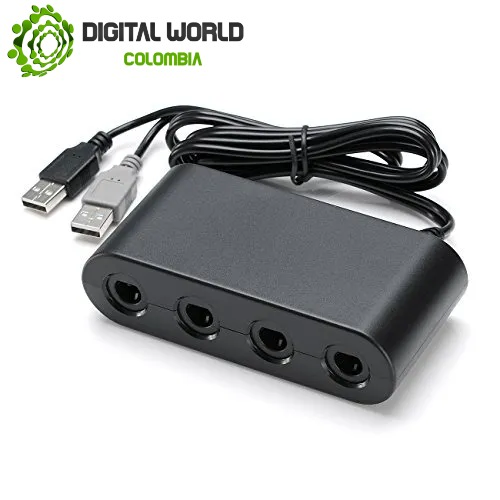 ADAPTADOR 3 EN 1 GAME CUBE SWICHT WiiU+PC