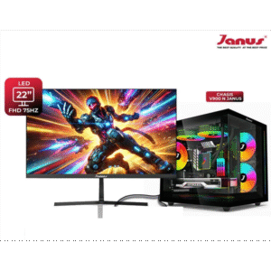 Computador Amd Ryzen 5 4600G Six Core 3.7 Ghz 16Gb Ram 512GB SSD Monitor 22"