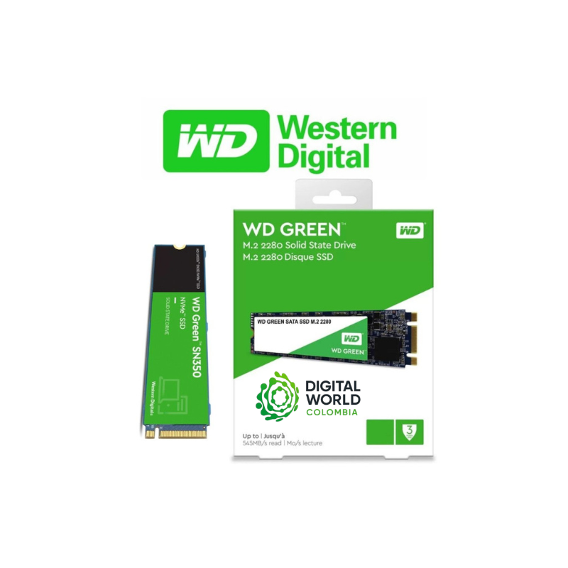 Disco Solido M.2 480gb Nvme Western Digital SN350 WDS480G2G0C - Image 2