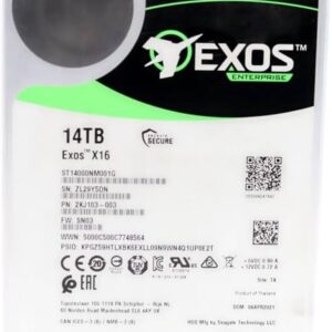Disco Duro Servidor Sata 14tb Seagate Exos X16 7200