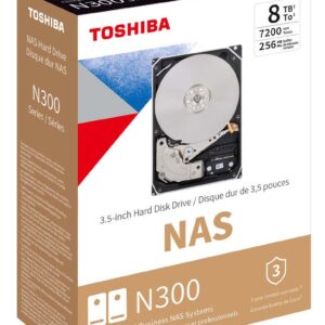 Disco Duro 8tb Nas Toshiba N300 Sata3 7200rpm