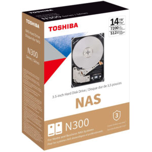 Disco Duro 14tb Nas Toshiba N300 Sata3 7200rpm HDWG51EXZSTA (0)