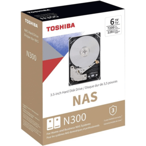 Disco Para Nas 6Tb Toshiba N300 7200Rpm 3.5