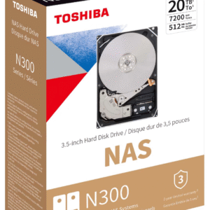 Disco Duro 20TB Nas Toshiba N300 Sata3 7200rpm