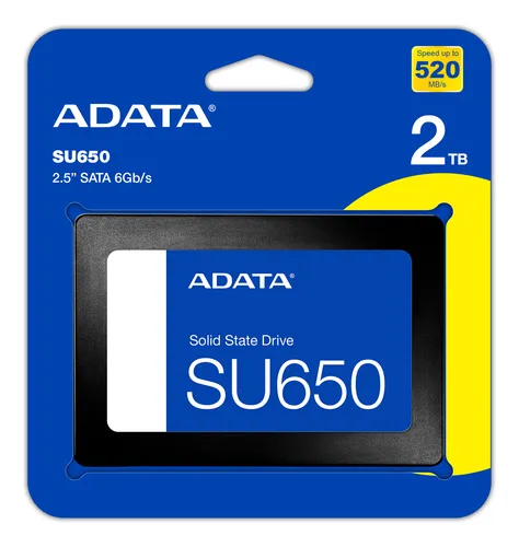 Disco solido 2TB Adata SU650 Sata3 ASU650SS-2TT-R