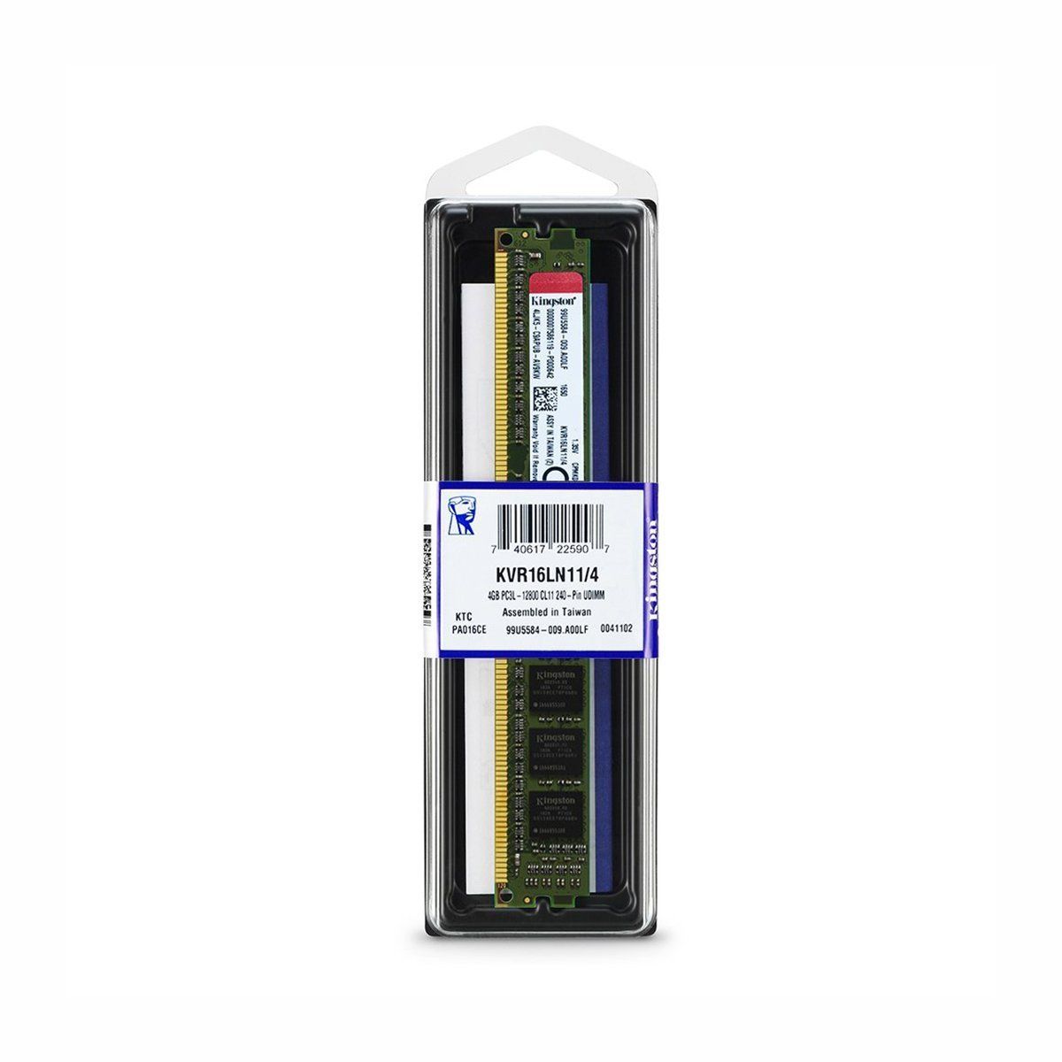 Memoria RAM Kingston DDR3 4GB 1600MHz para PC KVR16N11/4 - Image 2
