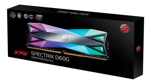 Memoria RAM ADATA XPG Spectrix D60G DDR4 8GB RGB 3200MHz Blindada Gamer para PC AX4U320038G16A-ST60 - Image 3