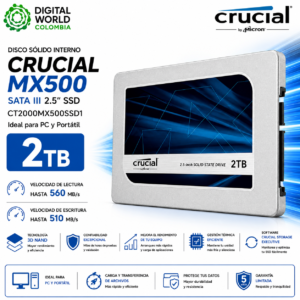 Crucial MX500 2TB 2.5-SATA