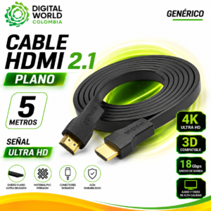 Cable HDMI 5M Plano | Imagen 4K