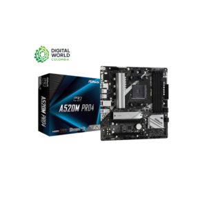 B ASROCK A520M - PRO4 AM4 DDR4 (A V R) RYZEN 3RA