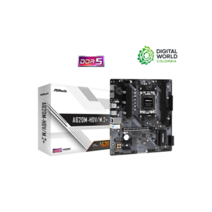 B ASROCK A620M HDV M.2 AM5 (A V R) RYZEN RyZ™ 7000