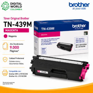 Tóner Original Brother TN-439M Magenta Alto Rendimiento para MFC-L9570CDW y HL-L9310CDW