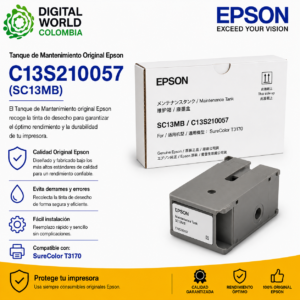 Tanque de Mantenimiento Original Epson C13S210057 (SC13MB) para SureColor T3170