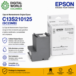 Caja de Mantenimiento Original Epson SC23MB C13S210125 para SureColor F170