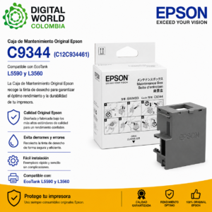 Caja de Mantenimiento Original Epson C9344 (C12C934461) para EcoTank L5590 y L3560