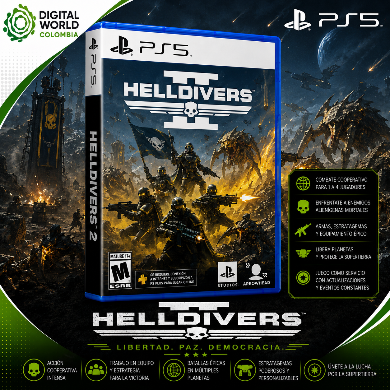 Helldivers PS5 | Guerra Galáctica