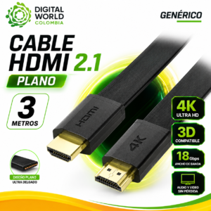 Cable HDMI 3M Plano | Imagen 4K